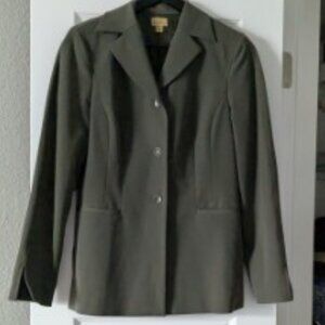 Caslon women's blazer - olive green